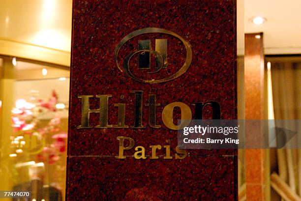 The Paris Hilton Hotel in Paris, France