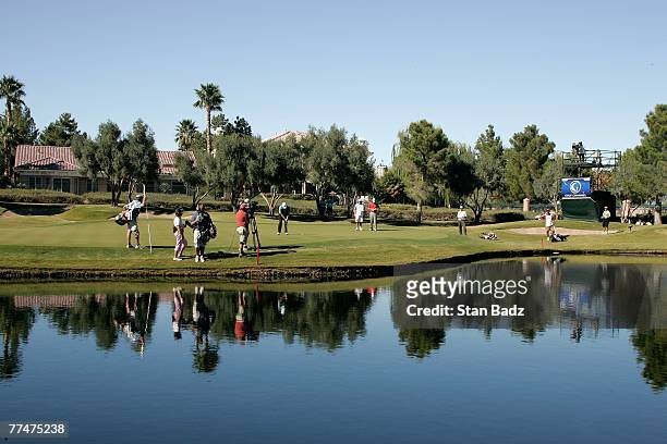 Course scenic at the 12th green during the fourth round of the Frys.com Open benefiting Shriners Hospitals for Children at TPC Summerlin October 14,...