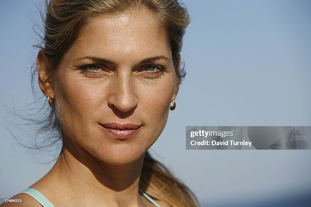 Gabrieele Reece Model and professional volleyball player Gabrielle Reece on the beach ...