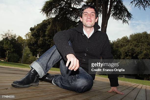 Actor Christoph Bach attends a photocall for New Talents From Germany during day 7 of the 2nd Rome Film Festival on October 24, 2007 in Rome, Italy.