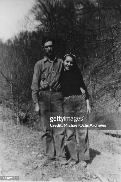 The parents Country singer Loretta Lynn pose for a portrait circa 1930 in Butcher Holler, Kentucky.