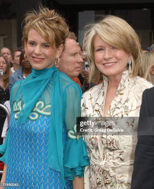 Alexis Stewart and Martha Stewart