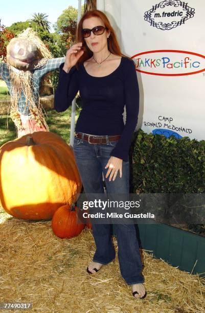 Actress Marcia Cross attending Camp Ronald McDonald For Good Times 15th Annual Family Halloween Carnival at Wadsworth Theater/VA Grounds on October...