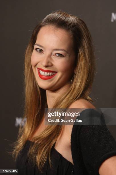 Actress Laura Osswald attends the annual Moet and Chandon Fashion Debut October 23, 2007 in Berlin, Germany.