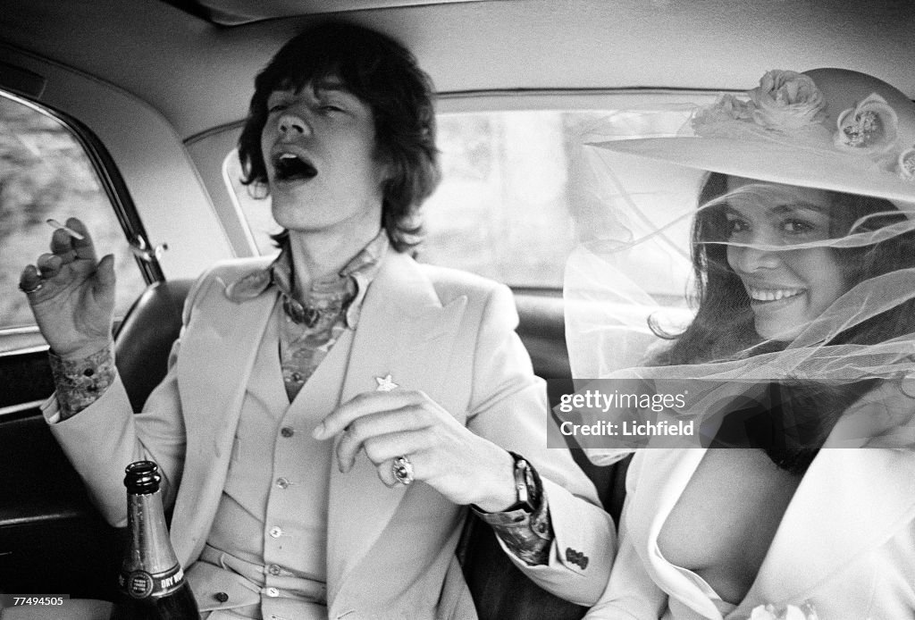 Mick & Bianca Jagger