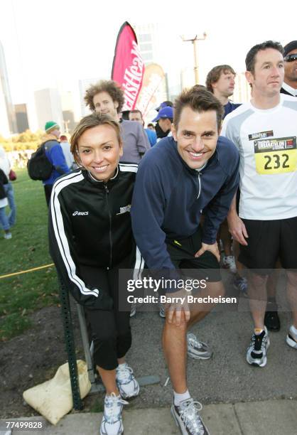 Gold Cost resident and E! Entertainment host Giuliana DiPandi Rancic with husband and Chicago native Bill Rancic compete during the Men's Health...