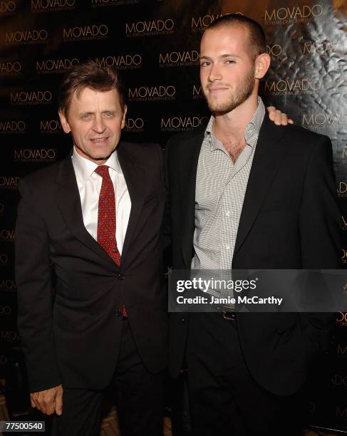 Mikhail Baryshnikov and Doug Letheren attend the Movado Celebrates 60 Years of Modern Design and the 2007 Future Legends Awards Recipients Event at...