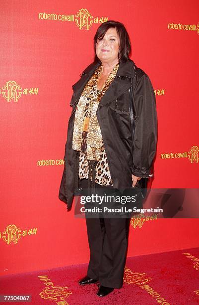 Head of design Margareta van den Bosch attends the Roberto Cavalli at H&M collection launch party on October 25, 2007 in Rome, Italy.