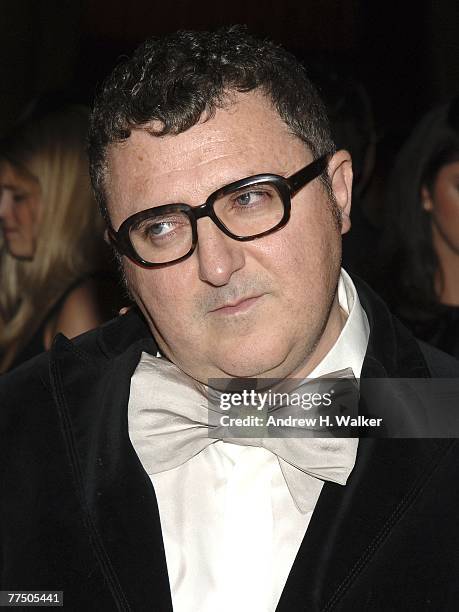 Alber Elbaz attends the Fashion Group International's 24th Annual Night of Stars on October 25, 2007 in New York City.