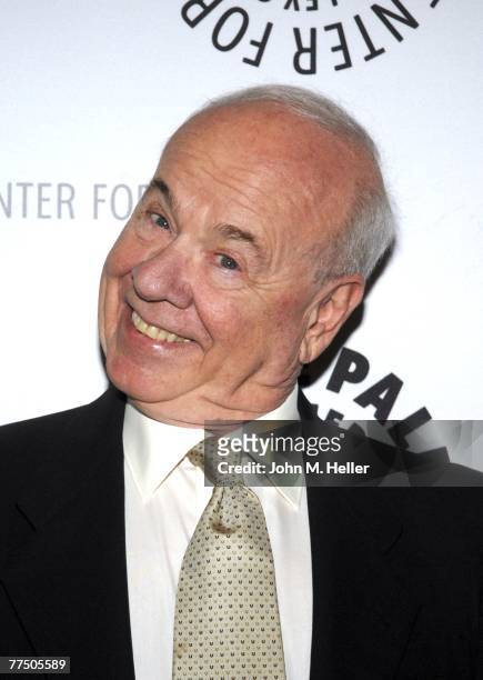 Tim Conway attends the American Masters Premiere documentary on Carol Burnett presented by and held at the Paley Center For Media on October 25, 2007...