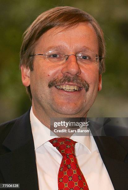 Doctor Rainer Koch poses during the second day of the DFB Bundestag at the Rheingoldhalle on October 26, 2007 in Mainz, Germany.