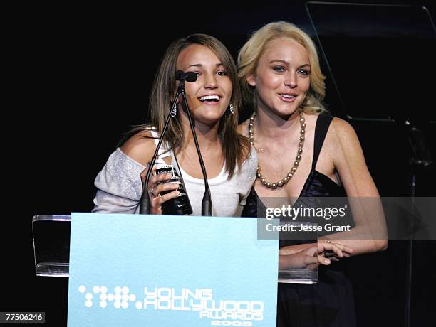 Jamie Lynn Spears and Lindsay Lohan