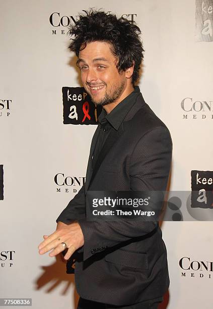 Billie Joe Armstrong of Green Day at The 4th Annual "Black Ball"Concert for "Keep A Child Alive" Arrivals