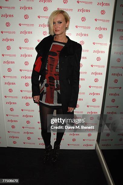 Kimberly Stewart attends the 'In Prison My Whole Life' after-party in aid of Amnesty International at the Soho House club on October 25, 2007 in...