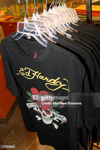Atmosphere at a charity event for Ed Hardy and designer Christian Audigier at Bloomingdale's on October 25, 2007 in Los Angeles, California.