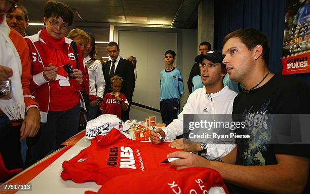 256 Davidoff Swiss Indoors Day Four Photos & High Res Pictures Getty