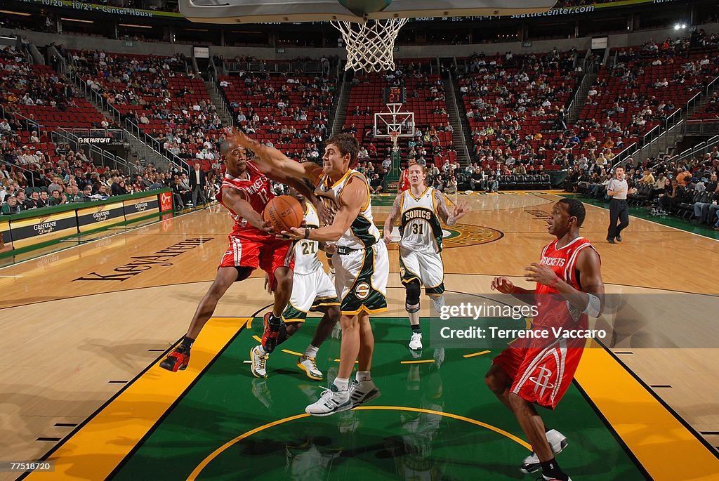 Houston Rockets v Seattle SuperSonics