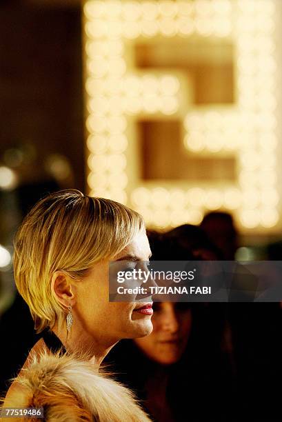 Actress Sharon Stone, head of amfAR?s Campaign for AIDS Research, arrives to serve as chair of amfAR?s first Cinema Against AIDS during the Film...