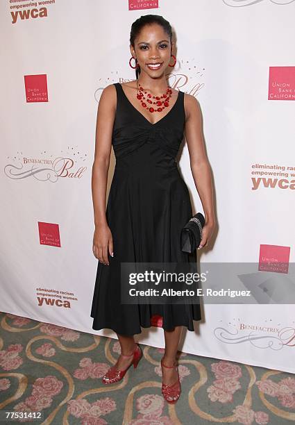 Actress Shanica Knowles at the YWCA Grand Masquerade Benefactrix Ball honoring attorney Gloria Allred held on October 26, 2007 in Beverly Hills,...