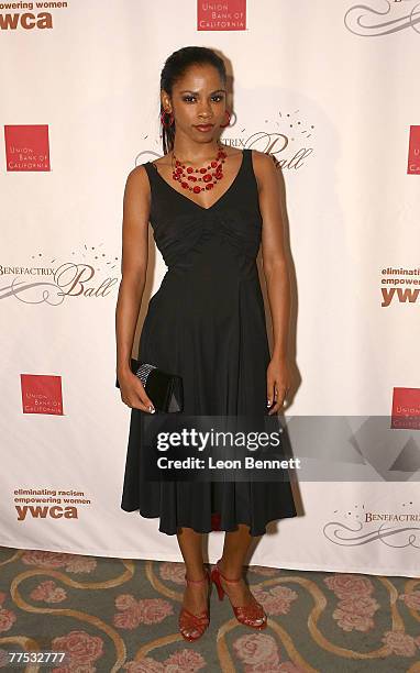 Shanica Knowles attends the Grand Masquerade Benefactrix Ball at the Beverly Hills Hotel on October 26, 2007 in Beverly Hills, California.