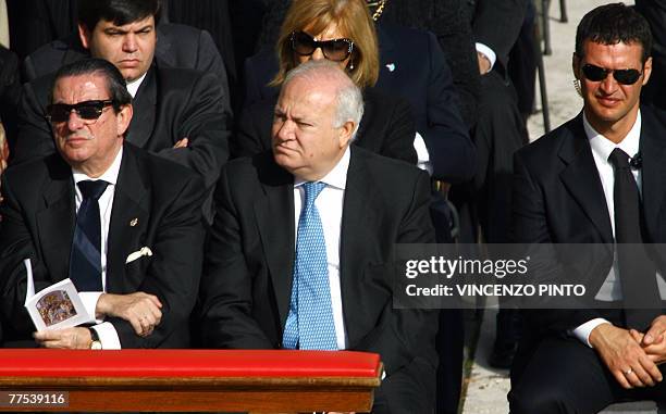 Spanish Foreign Minister Miguel Angel Moratinos attends a beatification mass for 498 victims of religious persecution during the Spanish Civil...