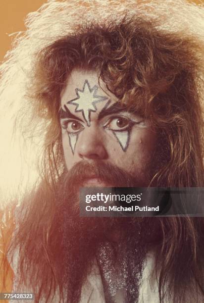 Singer-songwriter and musician Roy Wood, of English pop glam group Wizzard, London, 6th December 1974.