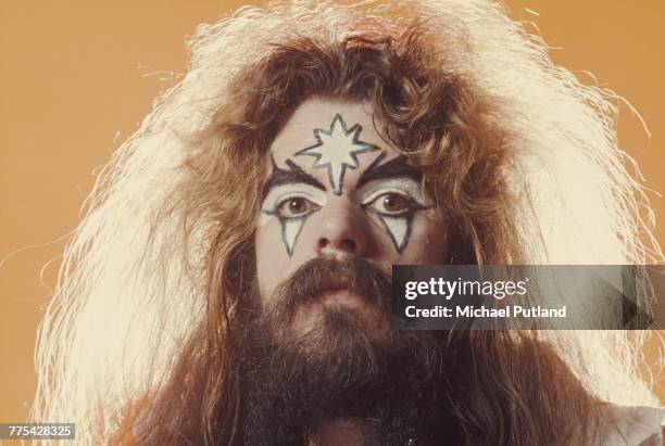 Singer-songwriter and musician Roy Wood, of English pop glam group Wizzard, London, 6th December 1974.