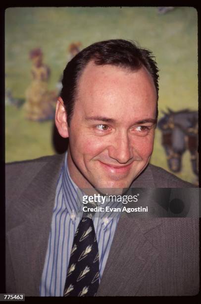 Best Supporting Actor recipient Kevin Spacey stands at the National Board of Review Awards February 26, 1996 in New York City. The NBR, which...