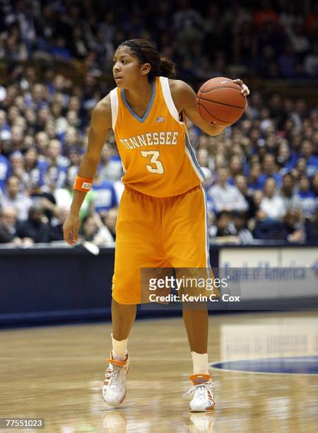 Tennessee's Candace Parker in action during the Lady Vols 75-53 loss to Duke Monday, January 23 at Cameron Indoor Stadium in Durham, N.C.