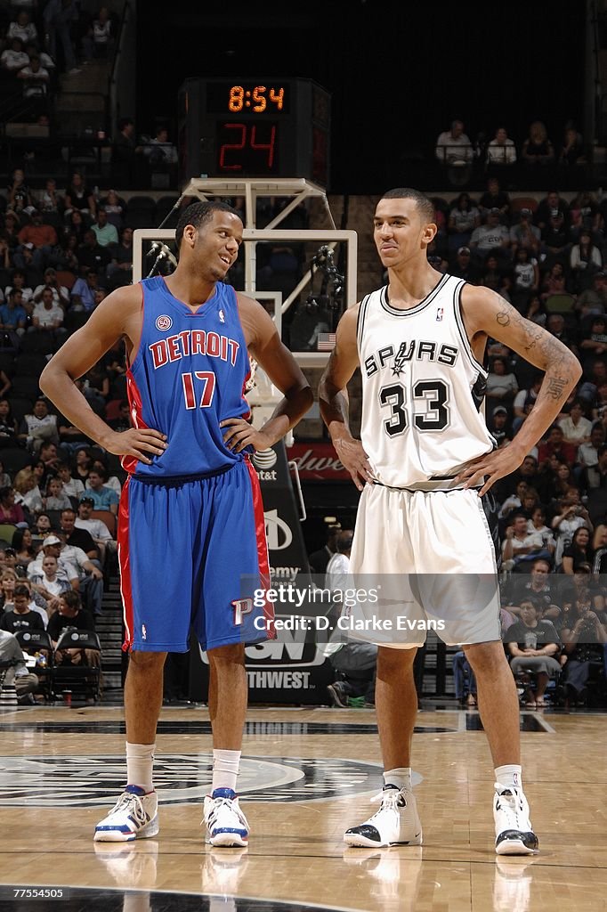 Detroit Pistons v San Antonio Spurs