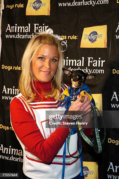 The Morning Show Co-host Juliet Huddy attends the Annimal Fair Magazine's 7th Annual Canine Halloween Pet Costume Party at Arena on October 29, 2007...