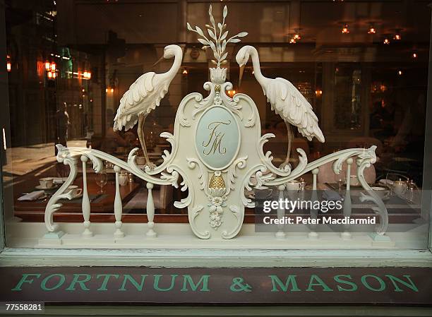 Fortnum amd Mason is at the hearts of London's Picadilly on October 30, 2007 in England. London's most famous food shop will celebrate it's 300th...