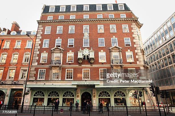 Fortnum amd Mason is at the hearts of London's Picadilly on October 30, 2007 in England. London's most famous food shop will celebrate it's 300th...