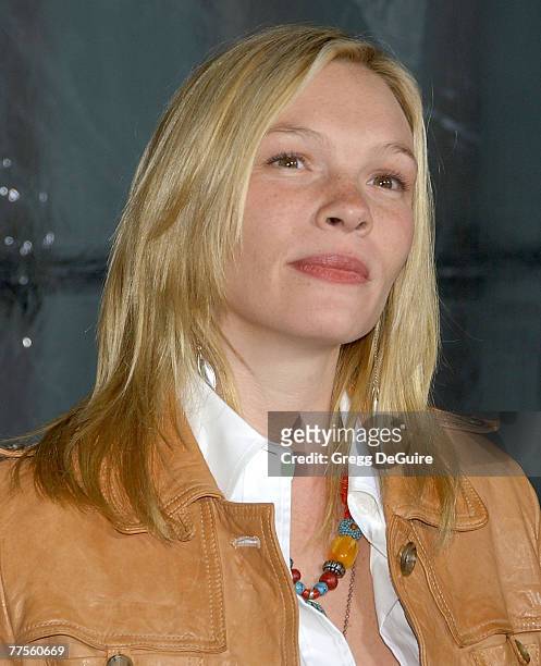 Actress Abby Brammell arrives at the "American Gangster" premiere at the Arclight Hollywood Theatre on October 29, 2007 in Hollywood, California.