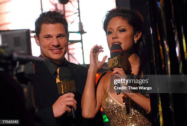 Nick Lachey and Vanessa Minnillo