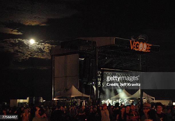 General atmosphere at the Vegoose Music Festival 2007 at Sam Boyd Stadium on October 27, 2007 in Las Vegas, Nevada.