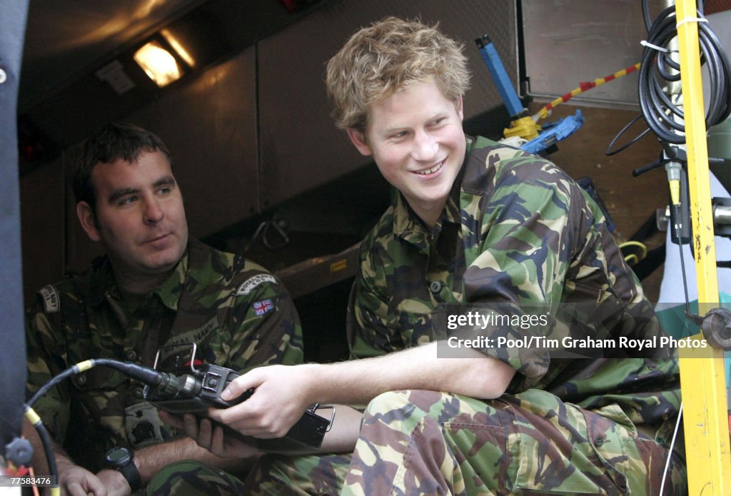 Prince Harry Visits Royal Navy Diving Squadron