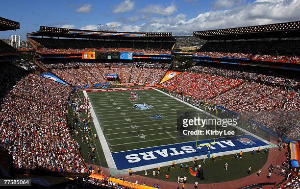 General view of Aloha Stadium during the NFL Pro Bowl in Honolulu, HI on Saturday, February 10, 2007.