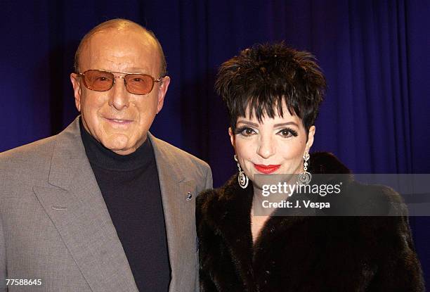 Clive Davis and Liza Minnelli