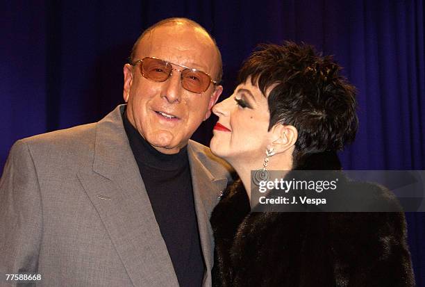 Clive Davis and Liza Minnelli