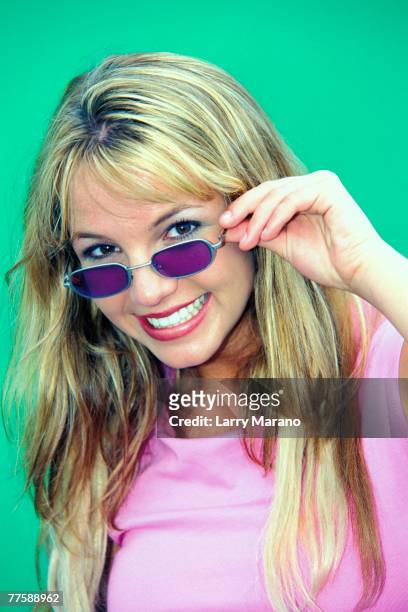 Pop Singer Britney Spears Poses at Walt Disney World June 15, 1999 in Orlando FL.