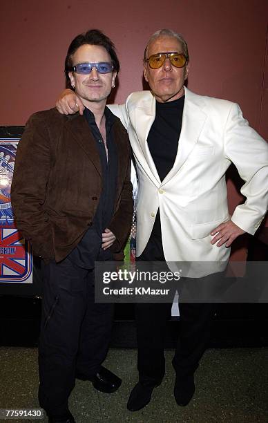 Bono and Frank Barsalona