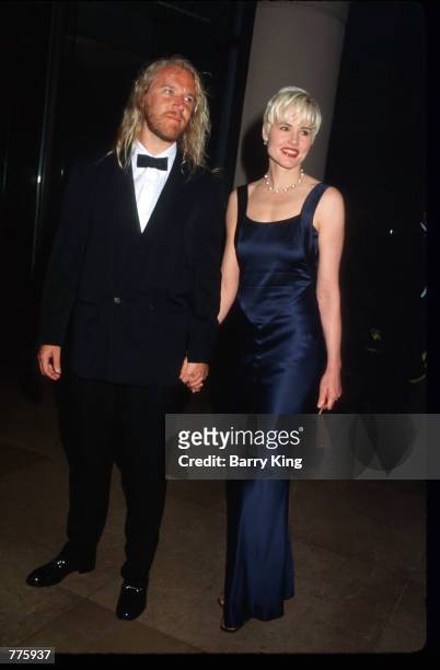 Actress Geena Davis and Renny Harlin attend the Carousel of Hope Gala October 25, 1996 in Los Angeles, CA. The gala is sponsored by the Children's...