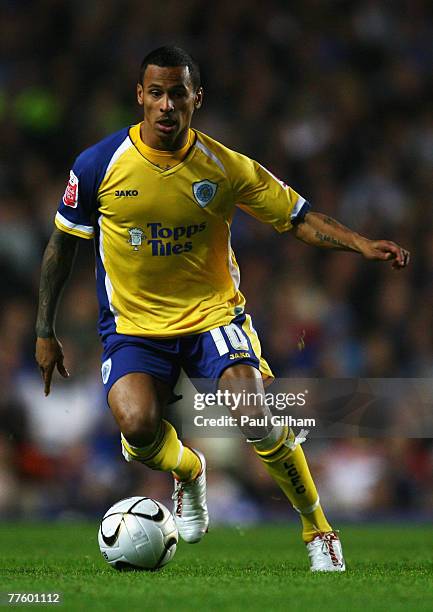 Campbell of Leicester City in action during the Carling Cup Fourth Round match between Chelsea and Leicester City at Stamford Bridge on October 31,...