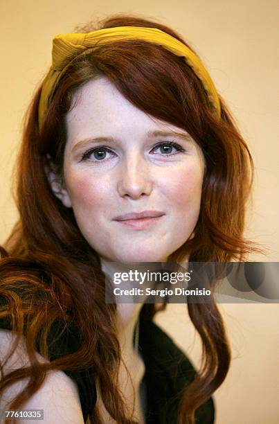 Australian model Alice Burdeu poses during the Sydney casting for series 4 of "Australia's Next Top Model" at David Jones on November 1, 2007 in...