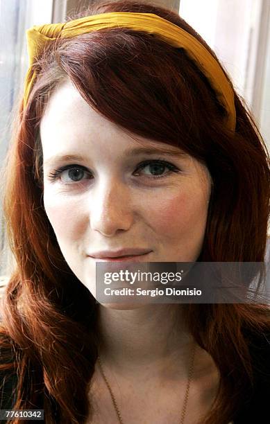 Australian model Alice Burdeu poses during the Sydney casting for series 4 of "Australia's Next Top Model" at David Jones on November 1, 2007 in...