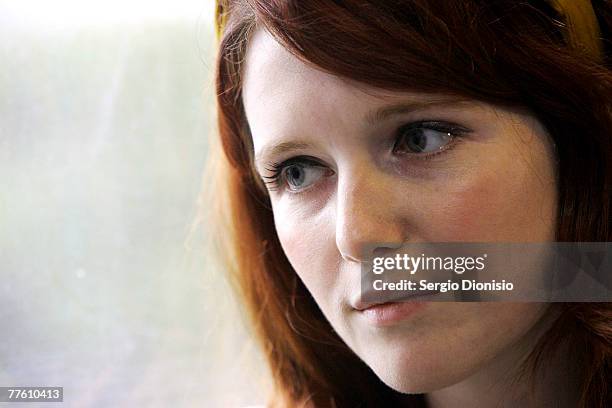 Australian model Alice Burdeu poses during the Sydney casting for series 4 of "Australia's Next Top Model" at David Jones on November 1, 2007 in...