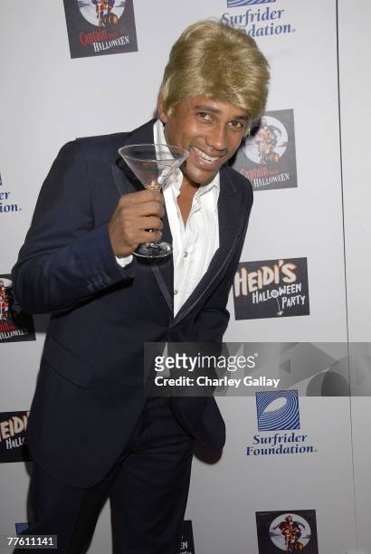 Actor Hill Harper attends Heidi Klum's 8th Annual Halloween Party at The Green Door on October 31, 2007 in Los Angeles, California.