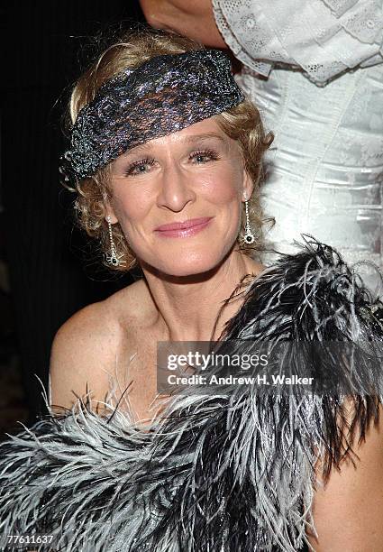 Glenn Close attends Bette Midler's 12th Annual NYRP "Hulaween" Ball on October 31, 2007 in New York City.