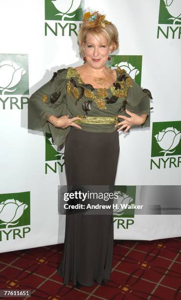 Bette Midler attends her 12th Annual NYRP "Hulaween" Ball on October 31, 2007 in New York City.